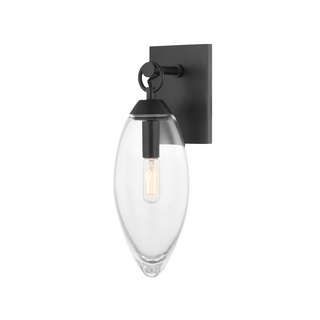 Nantucket Wall Sconce Black Brass