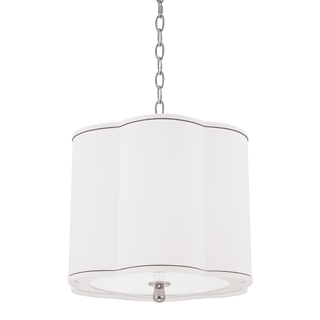 Sweeny Pendant with Polished Nickel Finish