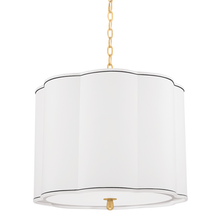 Sweeny Pendant with Aged Brass Finish