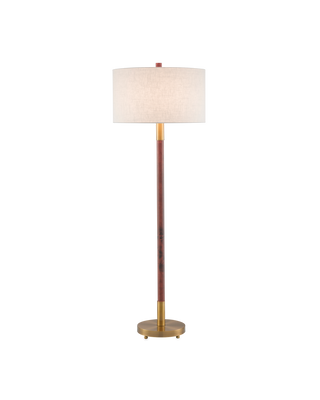 Bravo Mahogany Floor Lamp