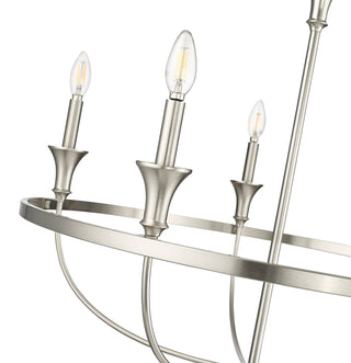 Emery 5-Light Chandelier Ceiling Light Brushed Nickel
