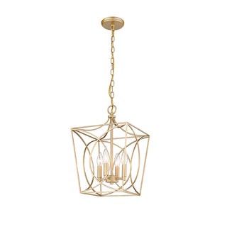 Tracy 4-Light Pendant light Painted Modern Gold