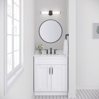 Trumann 1-Light Vanity LED Matte Black