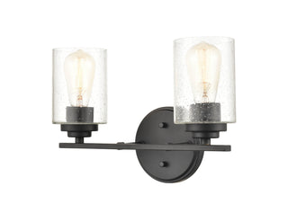 2-Light Vanity Matte Black