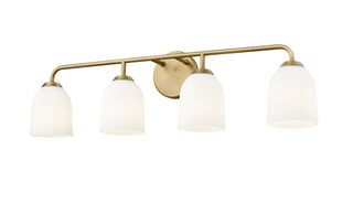 Norah 4-Light Vanity Vintage Brass