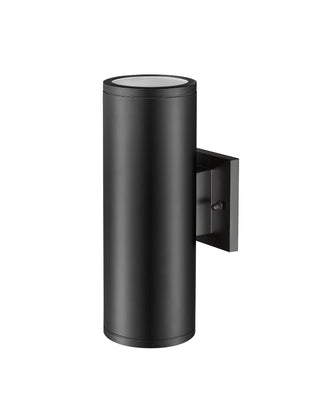 Vegas 2-Light Outdoor Wall Sconce Powder Coated Black