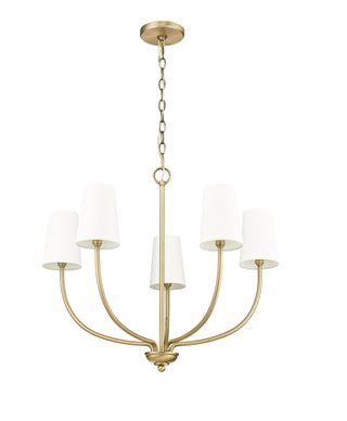 Kandor 5-Light Chandelier Ceiling Light Vintage Brass
