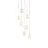 Dove 7-Light Round Multi-Drop Pendant