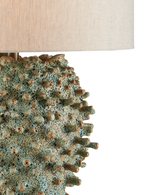 Sea Urchin Green Table Lamp