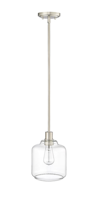 Asheville 1-Light Mini-Pendant Light Brushed Nickel