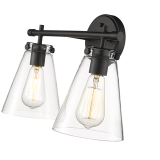 Aliza 2-Light Vanity Matte Black