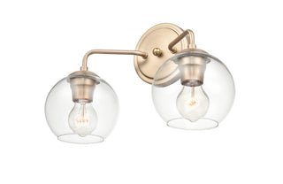 2-Light Vanity Modern Gold