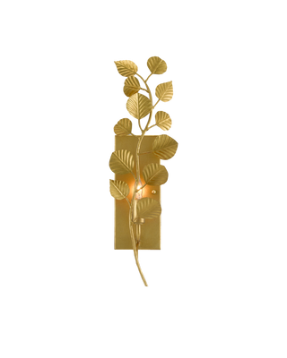 Golden Eucalyptus Wall Sconce