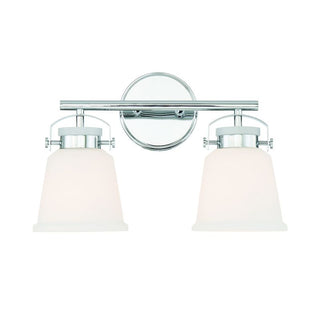 Kaden 2-Light Bathroom Vanity Light in Polished Chrome Polished Chrome