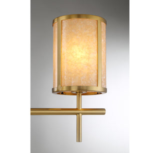 Camden 3-Light Bathroom Vanity Light in Warm Brass