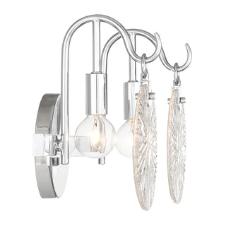 Addison 2-Light Bathroom Vanity Light in Polished Chrome