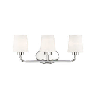 Capra 3-Light Bathroom Vanity Light in Polished Nickel Polished Nickel