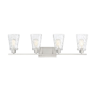 Vaughan 4-Light Bathroom Vanity Light in Satin Nickel Satin Nickel