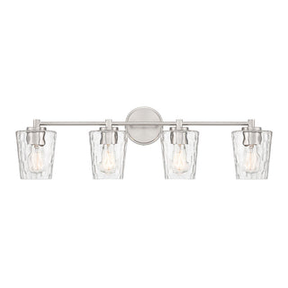 Ballas 4-Light Bathroom Vanity Light in Satin Nickel Satin Nickel