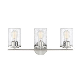 Marshall 3-Light Bathroom Vanity Light in Polished Chrome Polished Chrome