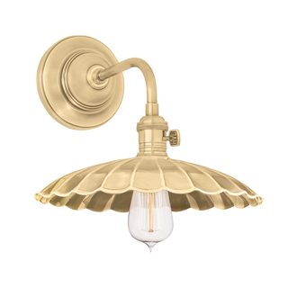Heirloom Wall Sconce with Aged Brass Finish