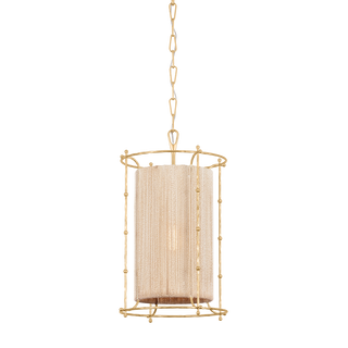 JONES POINT Lantern with VINTAGE GOLD LEAF Finish
