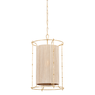 JONES POINT Lantern with VINTAGE GOLD LEAF Finish