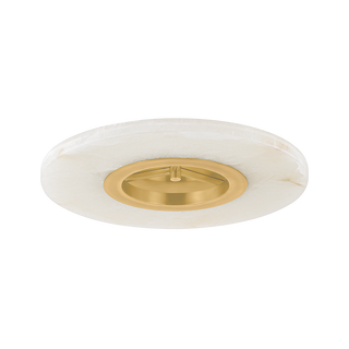 ALTO Semi Flush with Aged Brass Finish