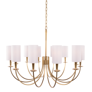 Mason Chandelier Aged Brass