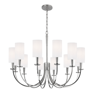 Mason Chandelier Polished Nickel