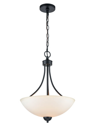 Ivey Lake 2-Light Pendant light Matte Black