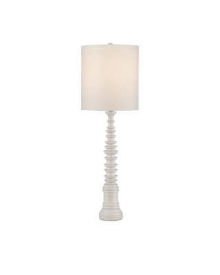 Malayan White Table Lamp