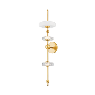 MAYNARD WALL SCONCE with AGED BRASS Finish