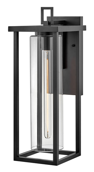 Mateo Large Wall Mount Lantern in Black