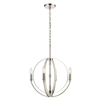 Rotunde 18'' Wide 4-Light Chandeliers - Matte White