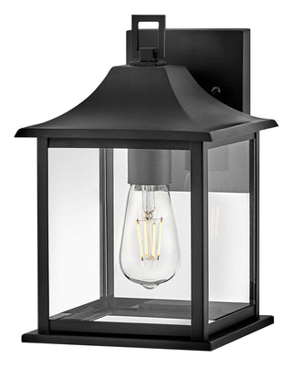 Nolan Small Wall Mount Lantern in Black