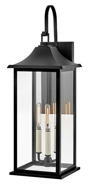 Nolan Large Wall Mount Lantern in Black