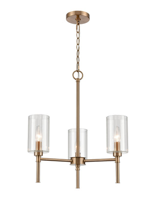 Chastine 3-Light Chandelier Ceiling Light Modern Gold