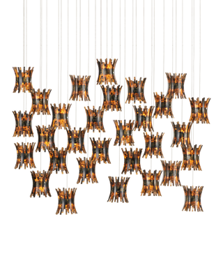 Alsop 30-Light Linear Multi-Drop Pendant