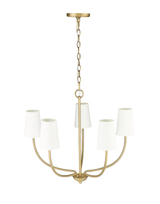 Kandor 5-Light Chandelier Ceiling Light Vintage Brass