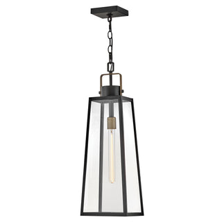 Hugh Large Hanging Lantern in Black