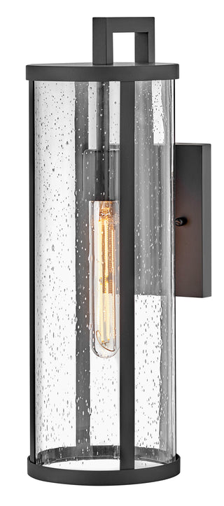 Alfie Medium Wall Mount Lantern in Black