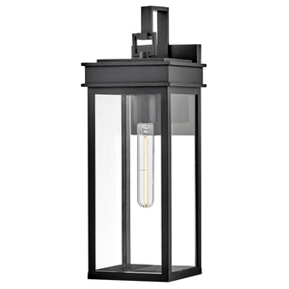 Cole Medium Wall Mount Lantern in Black