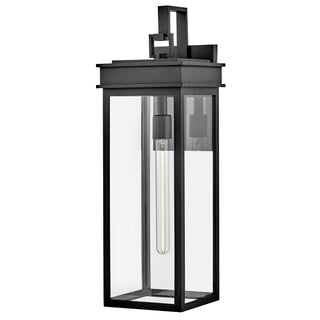 Cole Large Wall Mount Lantern in Black