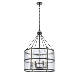 Solace 24'' Wide 6-Light Pendant - Matte Black