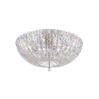 Floral Park Semi Flush with Polished Nickel Finish