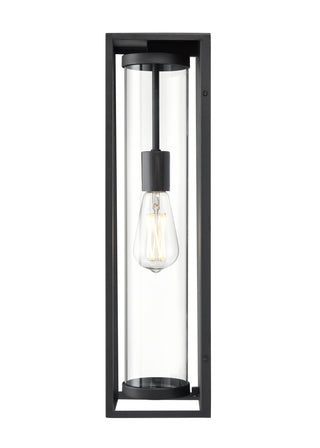 Caleb 1-Light Outdoor Wall Sconce Textured Black