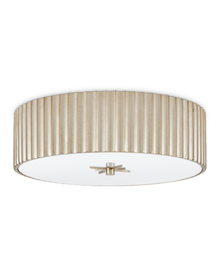 Caravel Silver Flush Mount