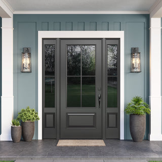 Dutton 2-Light Outdoor Wall Sconce Powder Coated Black