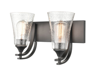 Natalie 2-Light Vanity Matte Black